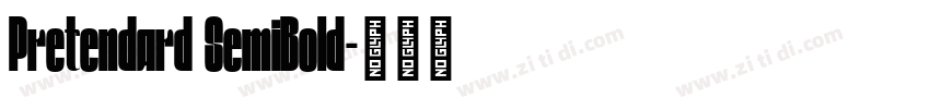 Pretendard SemiBold字体转换 Pretendard SemiBold字体转换